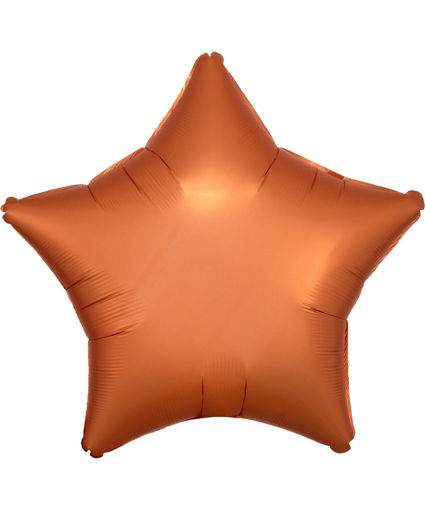 Picture of SATIN LUXE AMBER FOIL BALLOON STAR - 19 INCH